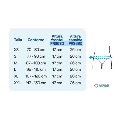 Comprar PRIMSPINE MODULAR FAJA LUMBOSACRA SEMIRRÍGIDA BAJA DOBLE BANDA PRS630BG COLOR BEIGE TALLA XS al mejor precio en NuestraFarma, tu farmacia online