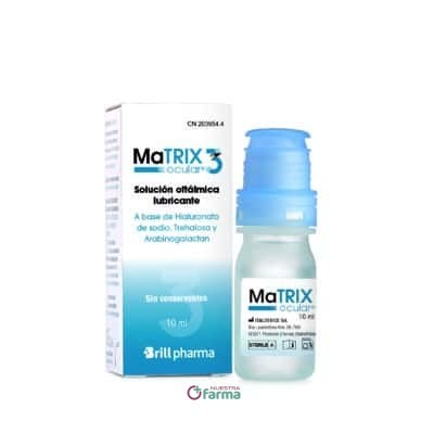 Comprar MATRIX OCULAR 3 SOLUCION OFTALMICA LUBRICANTE 10 ML al mejor precio en NuestraFarma, tu farmacia online