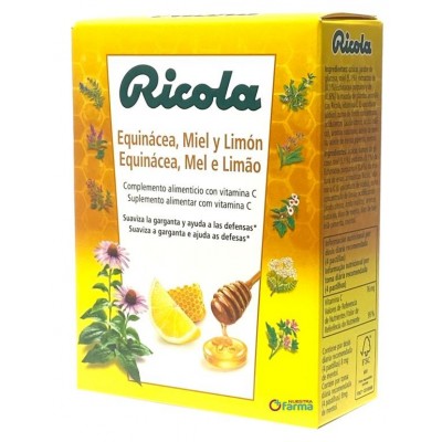 Comprar RICOLA CARAMELOS EQUINACEA-MIEL-LIMON 51 G al mejor precio en NuestraFarma, tu farmacia online