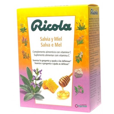 Comprar RICOLA CARAMELOS SALVIA Y MIEL 51 G al mejor precio en NuestraFarma, tu farmacia online