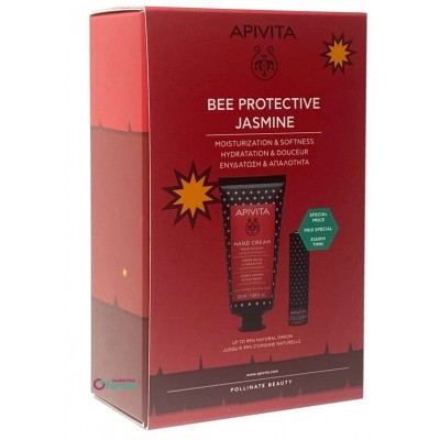 Comprar APIVITA BEE PROTECTIVE JASMINE CREMA DE MANOS 50 ML + BALSAMO LABIAL 4,4 G al mejor precio en NuestraFarma, tu farmacia online