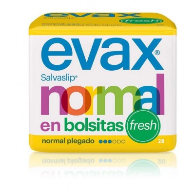 Comprar EVAX SALVASLIP FRESH NORMAL 28 UNIDADES al mejor precio en NuestraFarma, tu farmacia online