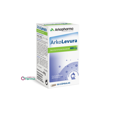 Comprar ARKO-LEVURA SACCHAROMYCES BOULARDII 60 MG 50 CAPSULAS al mejor precio en NuestraFarma, tu farmacia online