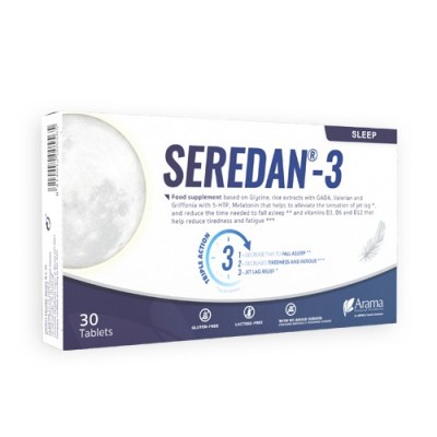 Comprar SEREDAN-3 30 COMPRIMIDOS al mejor precio en NuestraFarma, tu farmacia online