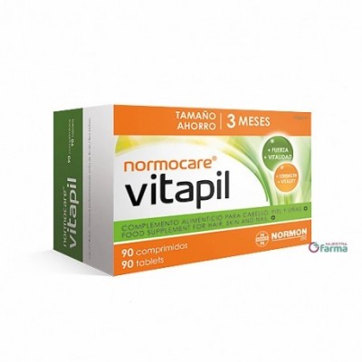 Comprar NORMOCARE VITAPIL 90 COMPRIMIDOS al mejor precio en NuestraFarma, tu farmacia online