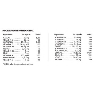 Comprar NORMOVITAL FORCEMIL 40 CAPSULAS al mejor precio en NuestraFarma, tu farmacia online