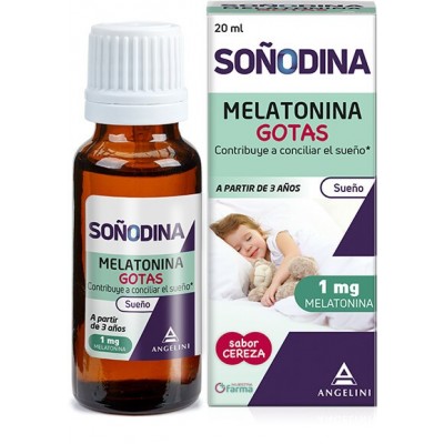 Comprar SOÑODINA MELATONINA GOTAS 20 ML SABOR CEREZA al mejor precio en NuestraFarma, tu farmacia online