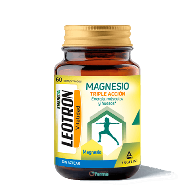 Comprar LEOTRON MAGNESIO 60 COMPRIMIDOS al mejor precio en NuestraFarma, tu farmacia online