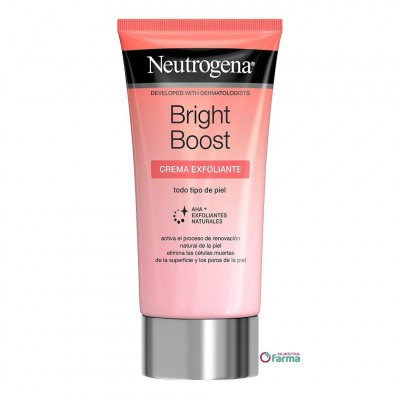 Comprar NEUTROGENA BRIGHT BOOST CREMA EXFOLIANTE 75 ML al mejor precio en NuestraFarma, tu farmacia online