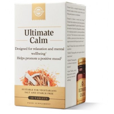 Comprar SOLGAR ULTIMATE CALM 30 COMPRIMIDOS al mejor precio en NuestraFarma, tu farmacia online