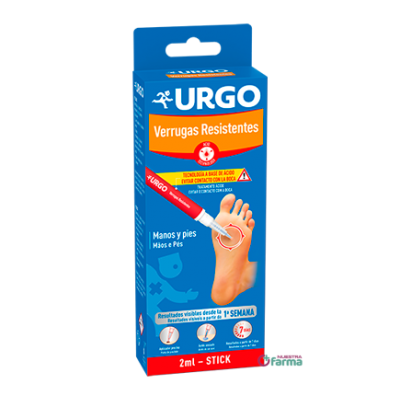 Comprar URGO VERRUGAS RESISTENTES MANOS Y PIES STICK 2 ML al mejor precio en NuestraFarma, tu farmacia online
