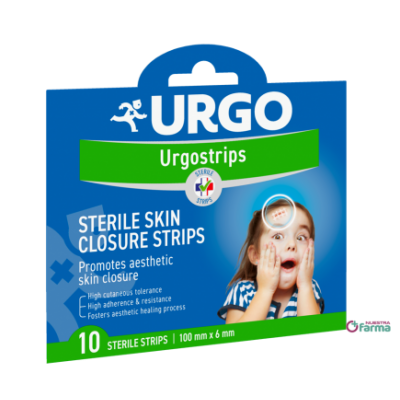Comprar URGOSTRIPS 100 MM X 6 MM 10 U al mejor precio en NuestraFarma, tu farmacia online