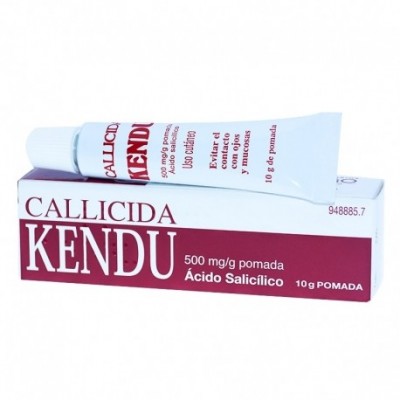 Comprar CALLICIDA KENDU 500 MG/G POMADA 1 TUBO 10 G al mejor precio en NuestraFarma, tu farmacia online
