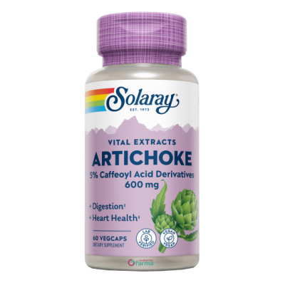 Comprar SOLARAY ARTICHOKE -ALCACHOFA- 60 CAPSULAS VEGETALES al mejor precio en NuestraFarma, tu farmacia online