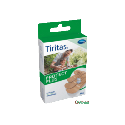 Comprar TIRITAS PROTECT PLUS APOSITO ADHESIVO 30 UNIDADES 4 TAMAÑOS al mejor precio en NuestraFarma, tu farmacia online