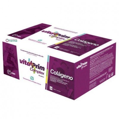 Comprar VITALPRIM COMPLEX COLAGENO EN POLVO 30 SOBRES SABOR NARANJA al mejor precio en NuestraFarma, tu farmacia online