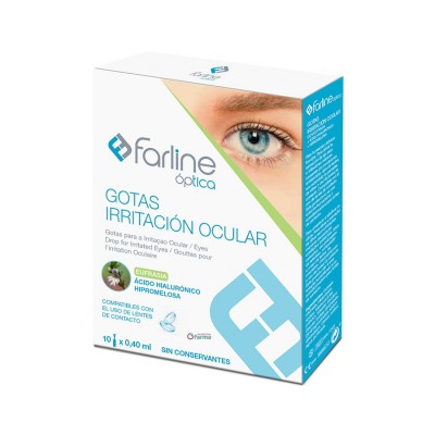 Comprar FARLINE GOTAS IRRITACION OCULAR CON EUFRASIA 10 MONODOSIS 0,4 ML al mejor precio en NuestraFarma, tu farmacia online
