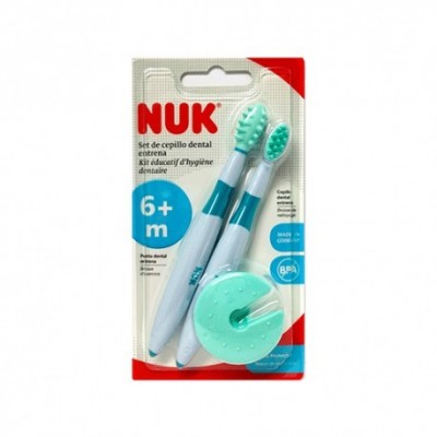 Comprar NUK CEPILLO DENTAL INFANTIL ENTRENA 2 UD al mejor precio en NuestraFarma, tu farmacia online