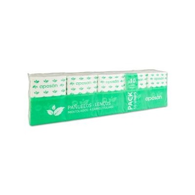 Comprar APOSAN PAÑUELOS MENTOLADOS 10 X 10 UNIDADES al mejor precio en NuestraFarma, tu farmacia online
