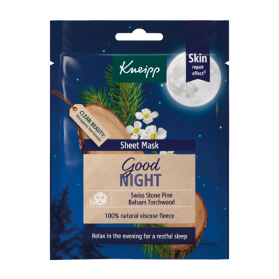 Comprar KNEIPP SHEET MASK GOOD NIGHT 1 UNIDAD al mejor precio en NuestraFarma, tu farmacia online