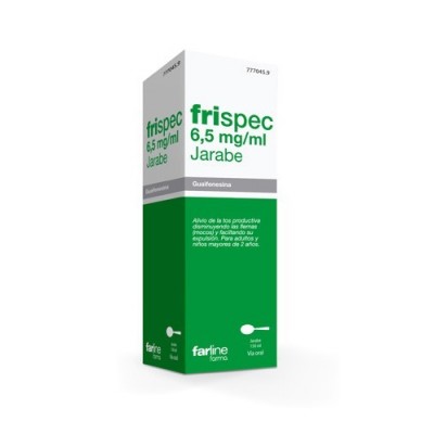 Comprar FRISPEC 6,5 MG/ML JARABE 1 FRASCO 150 ML al mejor precio en NuestraFarma, tu farmacia online