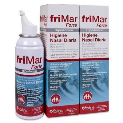 Comprar FRIMAR FORTE HIPERTONICO SPRAY NASAL DUPLO 2 X 120 ML al mejor precio en NuestraFarma, tu farmacia online