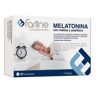 Comprar FARLINE MELATONINA 1 MG 60 COMPRIMIDOS al mejor precio en NuestraFarma, tu farmacia online