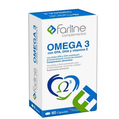 Comprar FARLINE OMEGA 3 60 CAPSULAS al mejor precio en NuestraFarma, tu farmacia online