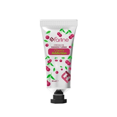 Comprar FARLINE CREMA DE MANOS Y UÑAS CHERRY ADDICTION 30 ML al mejor precio en NuestraFarma, tu farmacia online