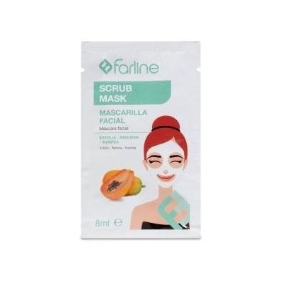 Comprar FARLINE MASCARILLA FACIAL SCRUB MASK 10 UNIDADES 8 ML al mejor precio en NuestraFarma, tu farmacia online