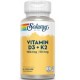 SOLARAY VITAMINA D3 (100 MCG) & K2 (50MCG) 60 CAPSULAS VEGETALES