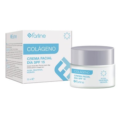 Comprar FARLINE CREMA FACIAL COLAGENO DIA SPF15 50 ML al mejor precio en NuestraFarma, tu farmacia online