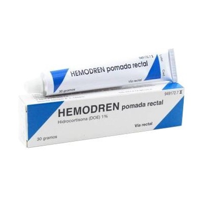 Comprar HEMODREN 10 mg/g POMADA RECTAL 1 TUBO 30 g al mejor precio en NuestraFarma, tu farmacia online