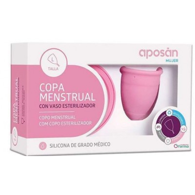Comprar APOSAN MUJER COPA MENSTRUAL 1 UNIDAD TALLA S al mejor precio en NuestraFarma, tu farmacia online