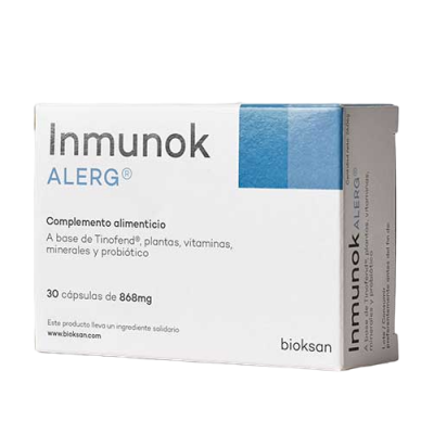 Comprar INMUNOK ALERG 30 CAPSULAS al mejor precio en NuestraFarma, tu farmacia online