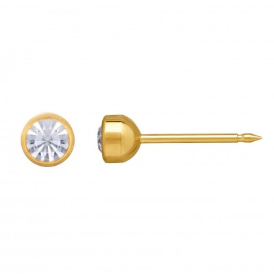 Comprar INVERNESS PENDIENTE 24K 591C SOLITARIO BISEL CRISTAL 4 MM al mejor precio en NuestraFarma, tu farmacia online