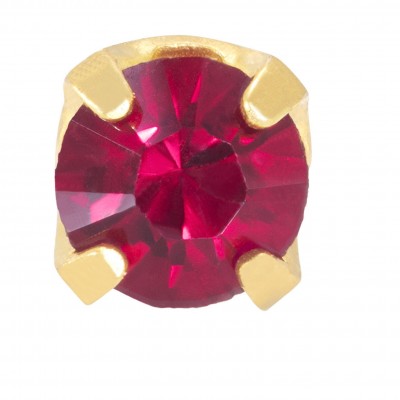 Comprar INVERNESS PENDIENTE 24K 87C SOLITARIO CRISTAL ROJO 3 MM al mejor precio en NuestraFarma, tu farmacia online