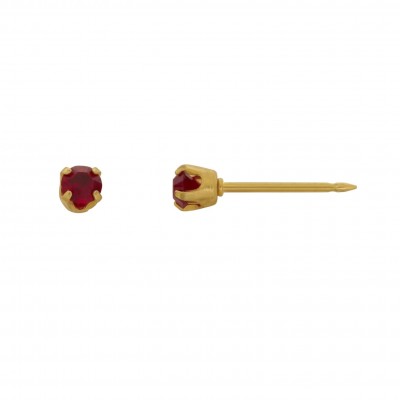 Comprar INVERNESS PENDIENTE 24K 87C SOLITARIO CRISTAL ROJO 3 MM al mejor precio en NuestraFarma, tu farmacia online