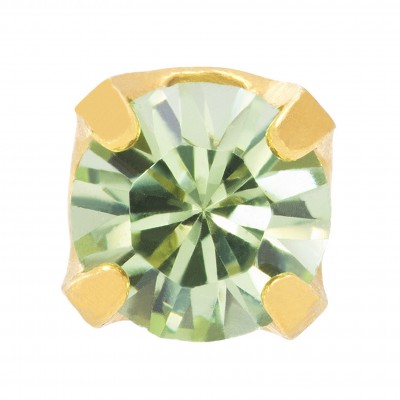 Comprar INVERNESS PENDIENTE 24K 88C SOLITARIO CRISTAL VERDE 3 MM al mejor precio en NuestraFarma, tu farmacia online