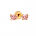 INVERNESS PENDIENTE 24K 896-10 MARIPOSA ROSA