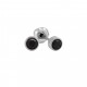 INVERNESS PENDIENTE ACERO INOXIDABLE 184C SOLITARIO NEGRO 4 MM