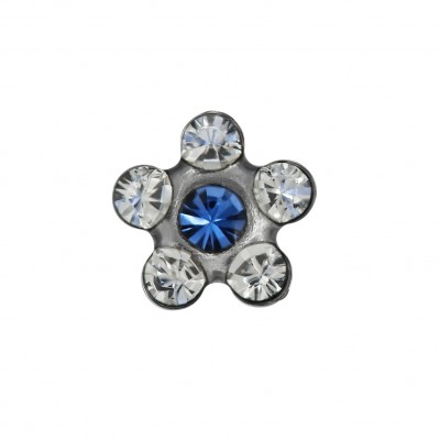 Comprar INVERNESS PENDIENTE ACERO INOXIDABLE 119C FLOR NATURAL AZUL al mejor precio en NuestraFarma, tu farmacia online