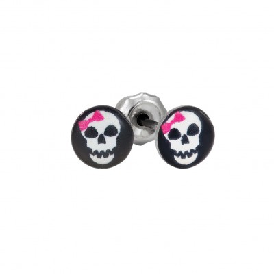 Comprar INVERNESS PENDIENTE ACERO INOXIDABLE 194-1C CALAVERA ROSA al mejor precio en NuestraFarma, tu farmacia online