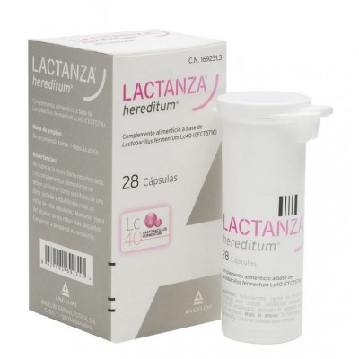 Comprar LACTANZA HEREDITUM 28 CAPSULAS al mejor precio en NuestraFarma, tu farmacia online