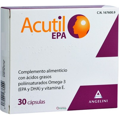 Comprar ACUTIL EPA 30 CAPSULAS al mejor precio en NuestraFarma, tu farmacia online