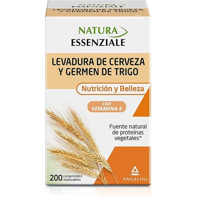 Comprar NATURA ESSENZIALE LEVADURA DE CERVEZA Y GERMEN DE TRIGO 200 COMPRIMIDOS al mejor precio en NuestraFarma, tu farmacia online