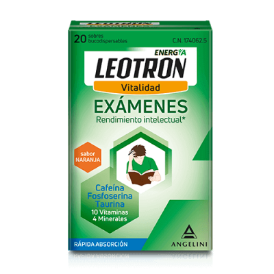 Comprar LEOTRON EXAMENES 20 SOBRES BUCODISPERSABLES al mejor precio en NuestraFarma, tu farmacia online