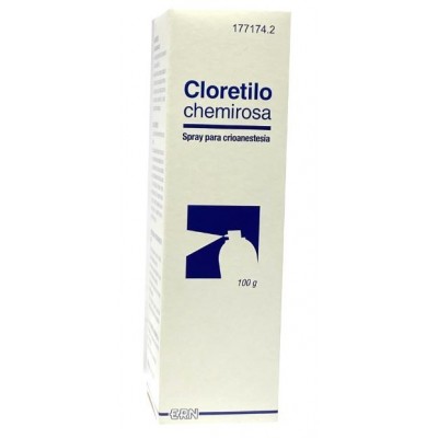 Comprar CLORETILO CHEMIROSA SPRAY PARA CRIOANESTESIA 100 G al mejor precio en NuestraFarma, tu farmacia online