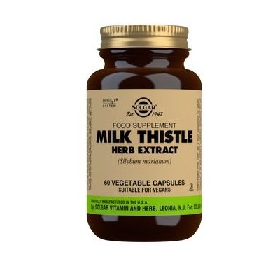 Comprar SOLGAR CARDO MARIA EXTRACTO DE HIERBA 60 CAPSULAS VEGETALES al mejor precio en NuestraFarma, tu farmacia online