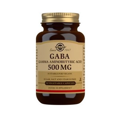 Comprar SOLGAR GABA 500 MG 50 CAPSULAS VEGETALES al mejor precio en NuestraFarma, tu farmacia online
